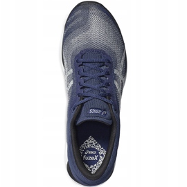 Zapatillas de running de hombre Asics Fuze X Rush T718N-4993 azul marino 2