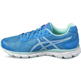 Zapatillas de running de mujer Asics Gel Impression 9 T6F6N-4367 azul verde 1