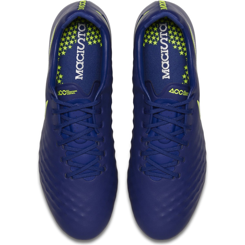 Zapatos de fútbol Nike Magista Opus Ii Fg 843813409 azul marino 1