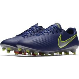 Zapatos de fútbol Nike Magista Opus Ii Fg 843813409 azul marino 2