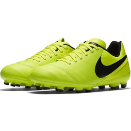Zapatillas de fútbol Nike Tiempo Legend Vi Fg Jr 819186707 amarillo 2
