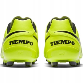 Zapatillas de fútbol Nike Tiempo Legend Vi Fg Jr 819186707 amarillo 3