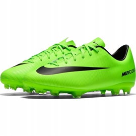 Zapatillas de fútbol Nike Mercurial Victory Vi Fg Jr 831945303 verde verde 3