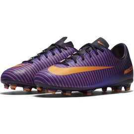 Zapatillas de fútbol Nike Mercurial Vapor Xi Fg Jr 831945585 violeta violeta 3
