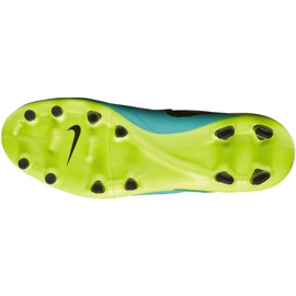 Zapatillas de fútbol Nike Tiempo Genio Ii Leather Fg 819213307 negro azul 4