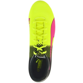 Botas de fútbol Puma Evo Speed ​​5.5 Fg 103596 01 amarillo, amarillo, rosa amarillo 1
