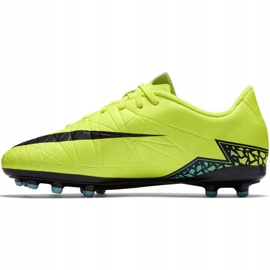 Zapatillas de fútbol Nike Hypervenom Phelon Ii Fg Jr 744943703 amarillo 2