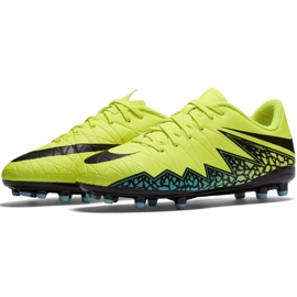 Zapatillas de fútbol Nike Hypervenom Phelon Ii Fg Jr 744943703 amarillo 3