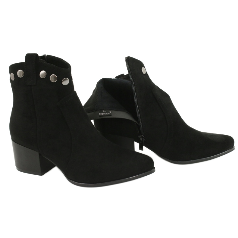 Botas negras Sergio Leone BT617 negro 4 Botas negras Sergio Leone BT617 negro 4