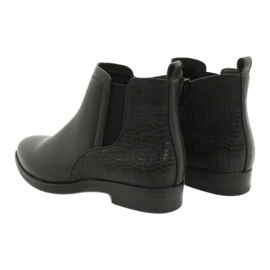 Botines Chelsea Botines negros Sergio Leone BT558 3