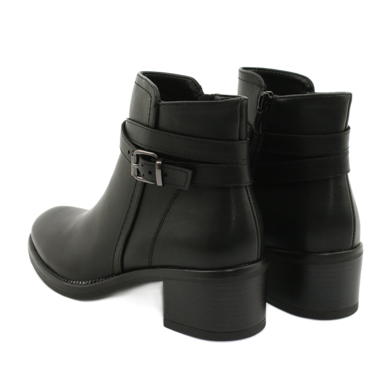 Botas decoradas con rayas Sergio Leone BT616 negro 3
