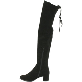 Botas largas mujer ante lycra Sergio Leone KZ281 negro 2