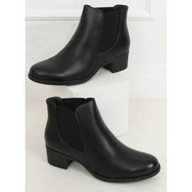 Botines Chelsea negros para mujer 8B875 Negro 1