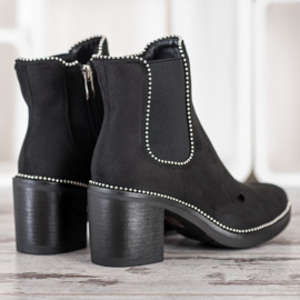 Bella Star Botines Chelsea decorados negro 3