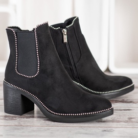 Bella Star Botines Chelsea decorados negro 4