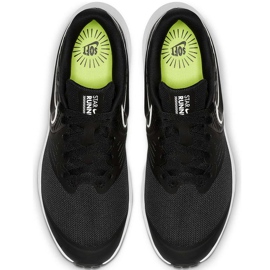 Zapatillas Nike Star Runner 2 para niños negras y blancas AQ3542 001 negro 1