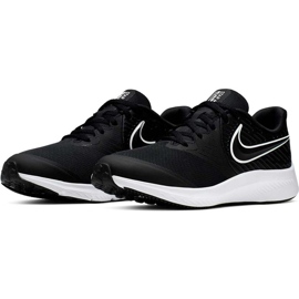 Zapatillas Nike Star Runner 2 para niños negras y blancas AQ3542 001 negro 3
