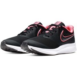Zapatillas Nike Star Runner 2 para niños negro y rosa AQ3542 002 rosado 2