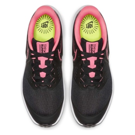 Zapatillas Nike Star Runner 2 para niños negro y rosa AQ3542 002 rosado 1