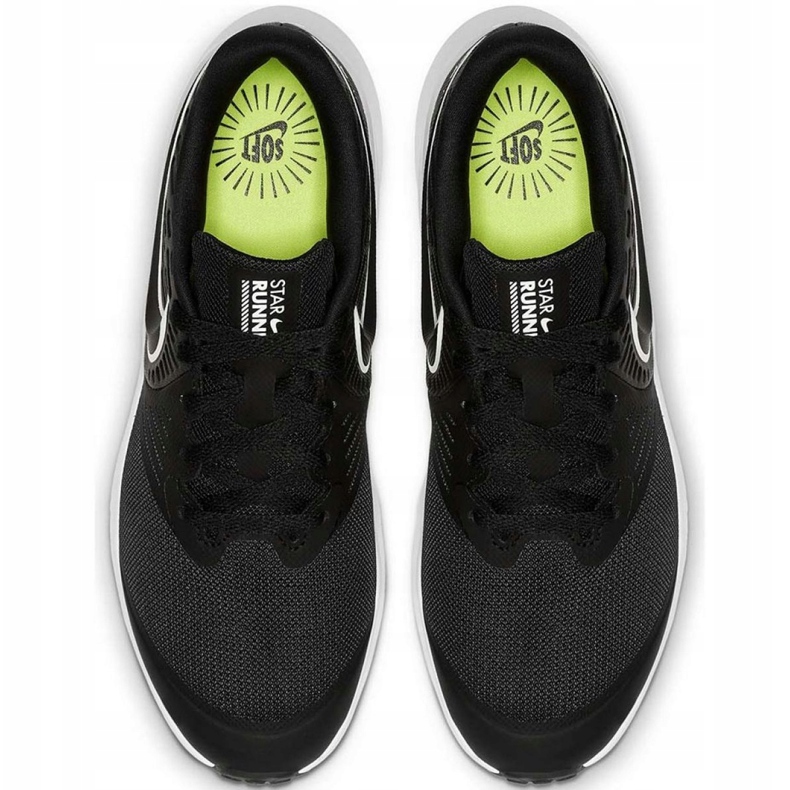 Calzado para niños Nike Star Runner 2 Jr AQ3542 001 negro 1 Calzado para niños Nike Star Runner 2 Jr AQ3542 001 negro 1