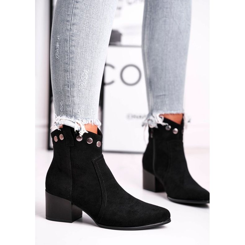 Botas De Mujer Con Tacón Alto Sergio Leone Negro BT617 1 Botas De Mujer Con Tacón Alto Sergio Leone Negro BT617 1