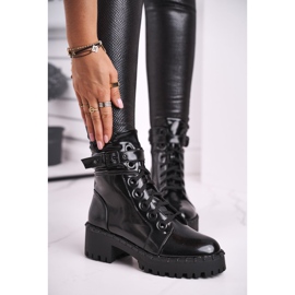 FRGIV Botas de mujer lacadas negras Head Up negro 1 FRGIV Botas de mujer lacadas negras Head Up negro 1