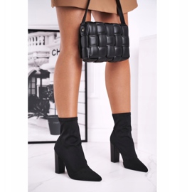 FG2 Botas de mujer con tacón Lycra Black Morie negro 2 FG2 Botas de mujer con tacón Lycra Black Morie negro 2