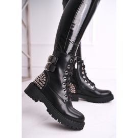 FRGIV Botas de mujer con diamantes de imitación Negro Siente tu tacto 2 FRGIV Botas de mujer con diamantes de imitación Negro Siente tu tacto 2