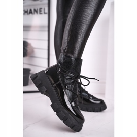FRGIV Botas negras sin cordones Rochelle para mujer negro 1