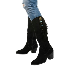 Botas camperas en ante negras de Lamimeila negro 2