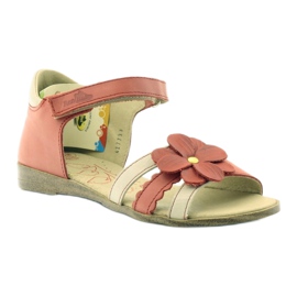 Sandalias niña Ren But flor de frambuesa rojo multicolor 1