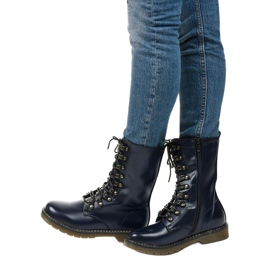 Botas adrientina azul marino mate 2