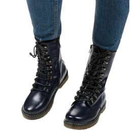 Botas adrientina azul marino mate 3
