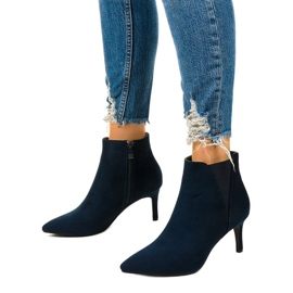 Botines azul marino con banda elástica Patter 2