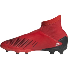 Botas de fútbol adidas Predator 20.3 Ll Fg Jr EF1907 negro rojo rojo 2