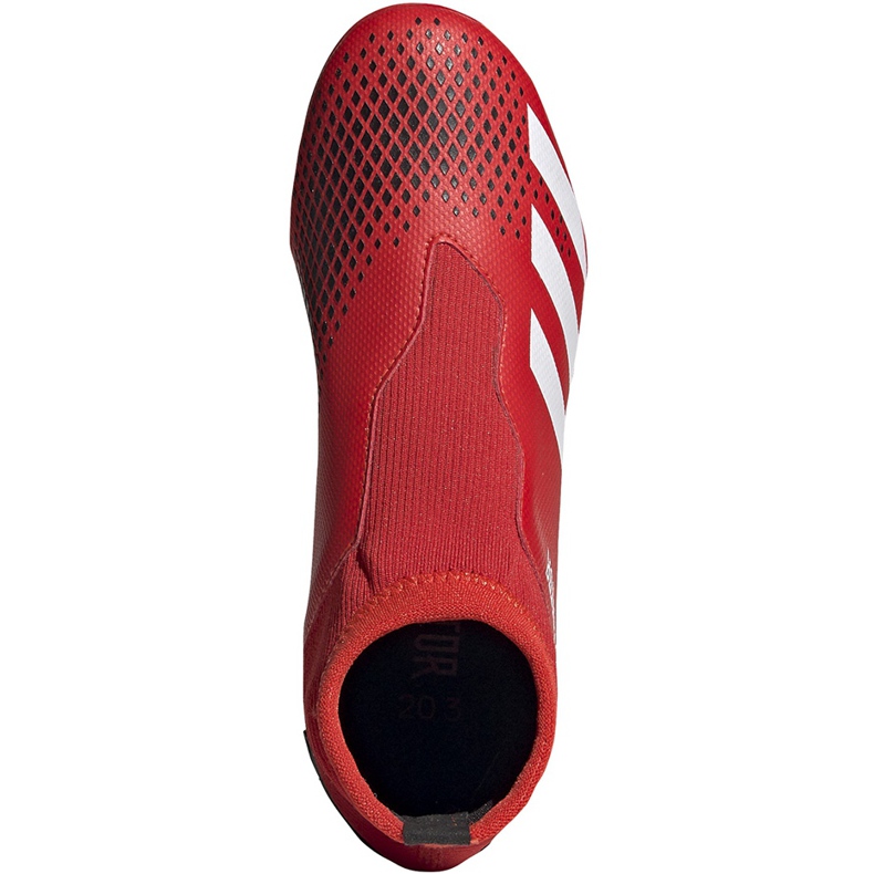Botas de fútbol adidas Predator 20.3 Ll Fg Jr EF1907 rojo, negro rojo 1