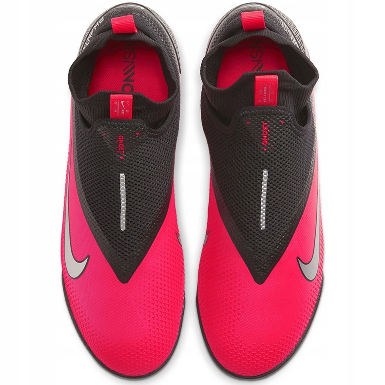 Calzado de fútbol Nike React Phantom Vsn 2 Pro Df Tf CD4174 606 rojo, negro rojo 1