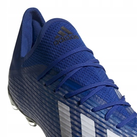 Zapatillas de fútbol Adidas X 19.2 Fg azul EG7128 4