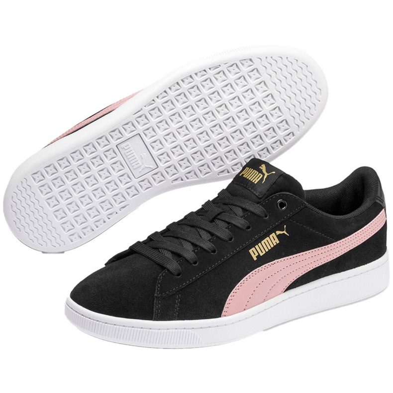 Zapatillas Puma Vikky v2 W 369725 11 negro rosa dorado 2