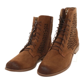Nicole Botas Meridan de piel camel para mujer marrón 4 Nicole Botas Meridan de piel camel para mujer marrón 4