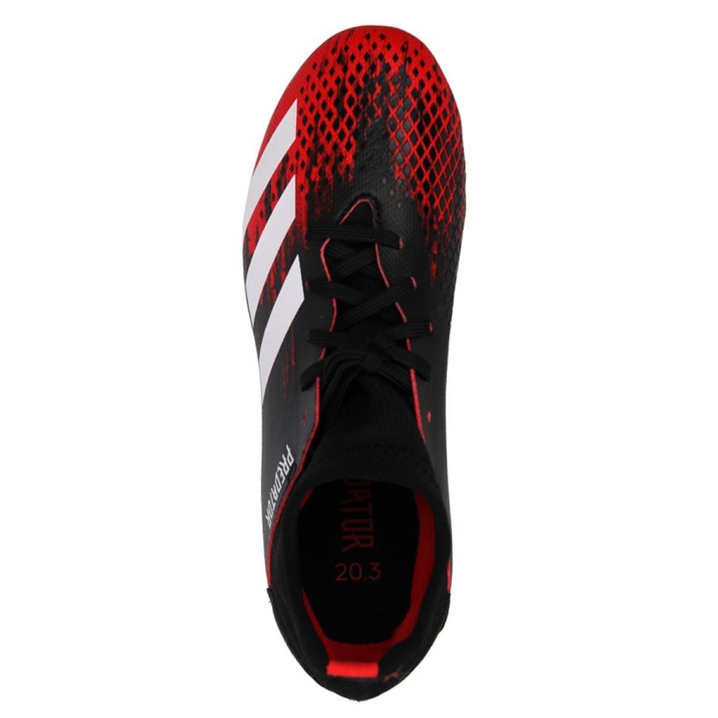 Botas de fútbol adidas Predator 20.3 Fg Jr EF1930 rojo 3