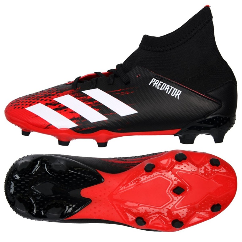 Botas de fútbol adidas Predator 20.3 Fg Jr EF1930 rojo 4