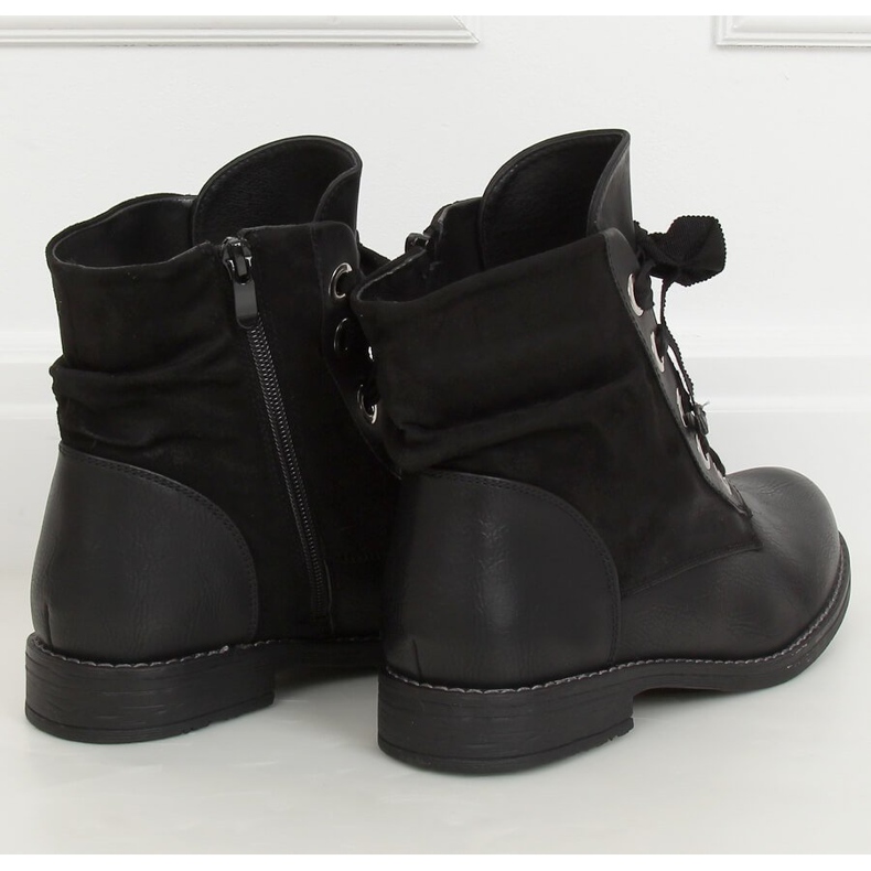Botas negras con cordones 3103 Black negro 2