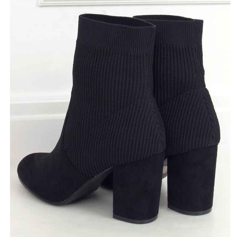 Botas de calcetín negras 7980-GA Black negro 1