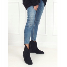 Botas de vaquero con cuña oculta negro J936 Negro 3