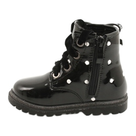 Evento Botas de niña, lazo lacado 20DZ60-3246 negro 1