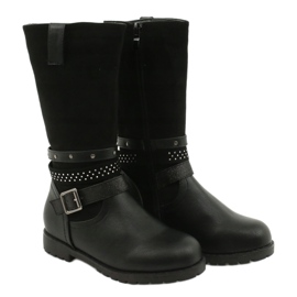Bota niña negra con circonitas Evento 20DZ60-3229 negro 2