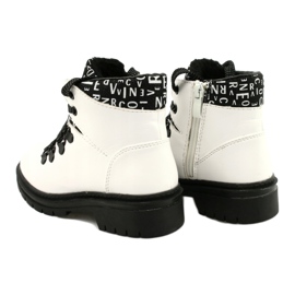 Imprimir Botas blancas de moda Evento 20DZ60-3232 blanco negro 3