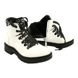 Imprimir Botas blancas de moda Evento 20DZ60-3232 blanco negro 4