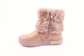 American Club Botas americanas GC26 / 20 con cremallera y pelo rosa dorado 1